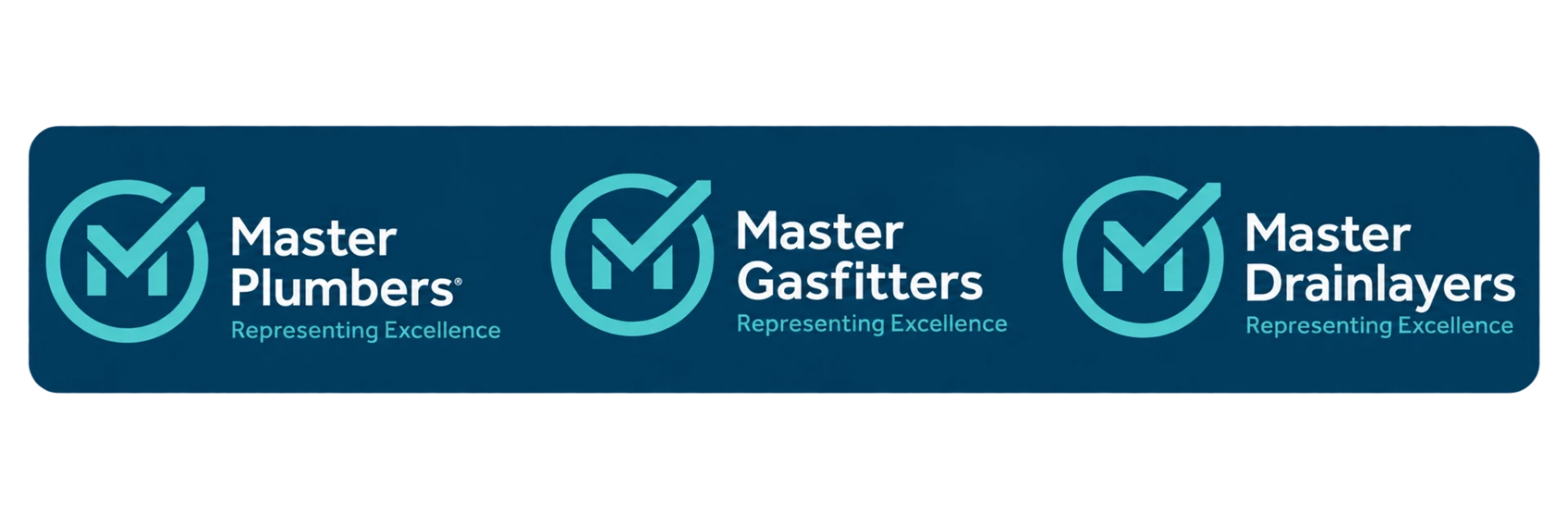 Master Plumbers, Master Gasfitters and Master Drainlayers