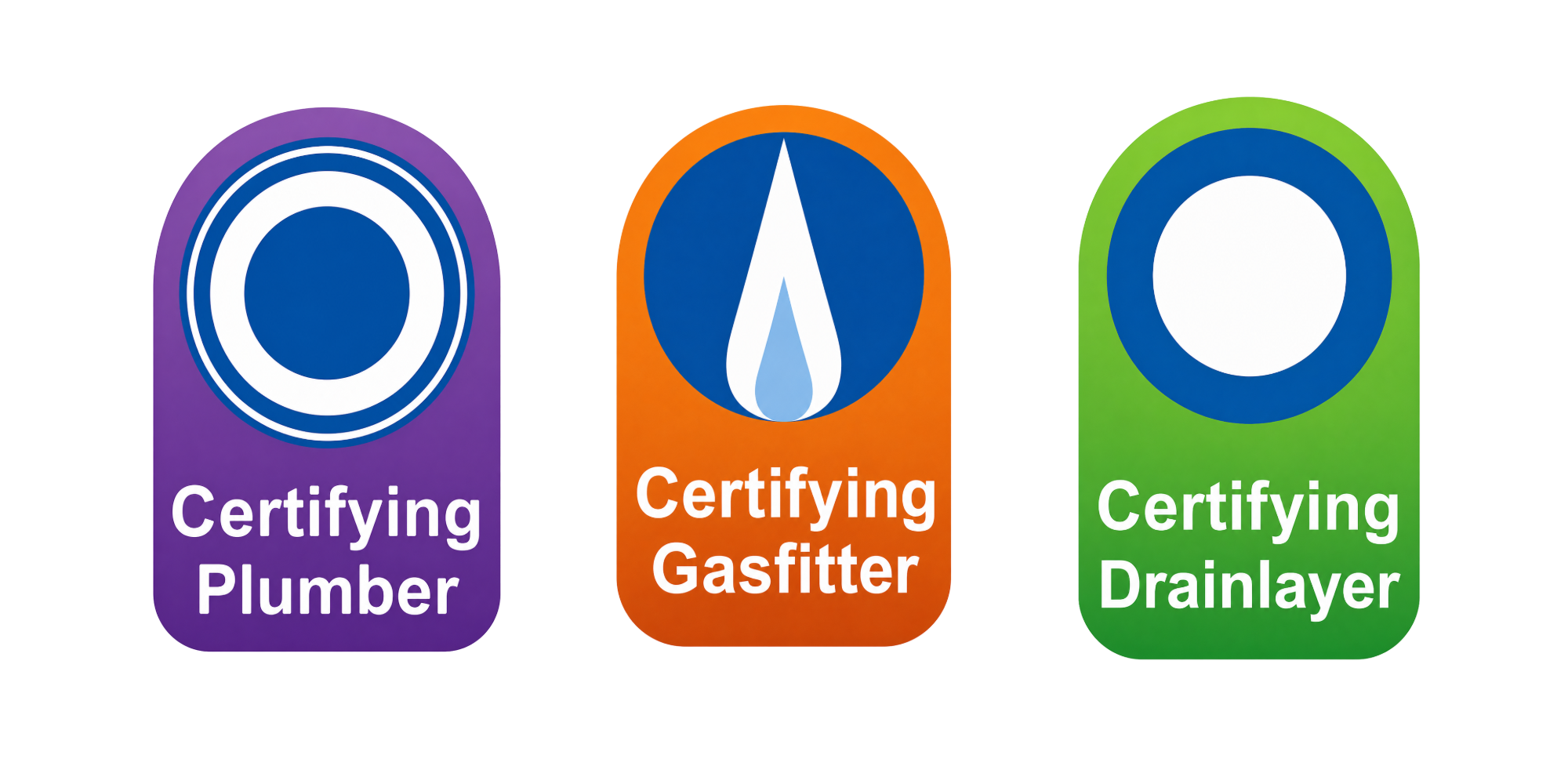 Certifying Plumber, Certifying Gasfitter and Certifying Drainlayer